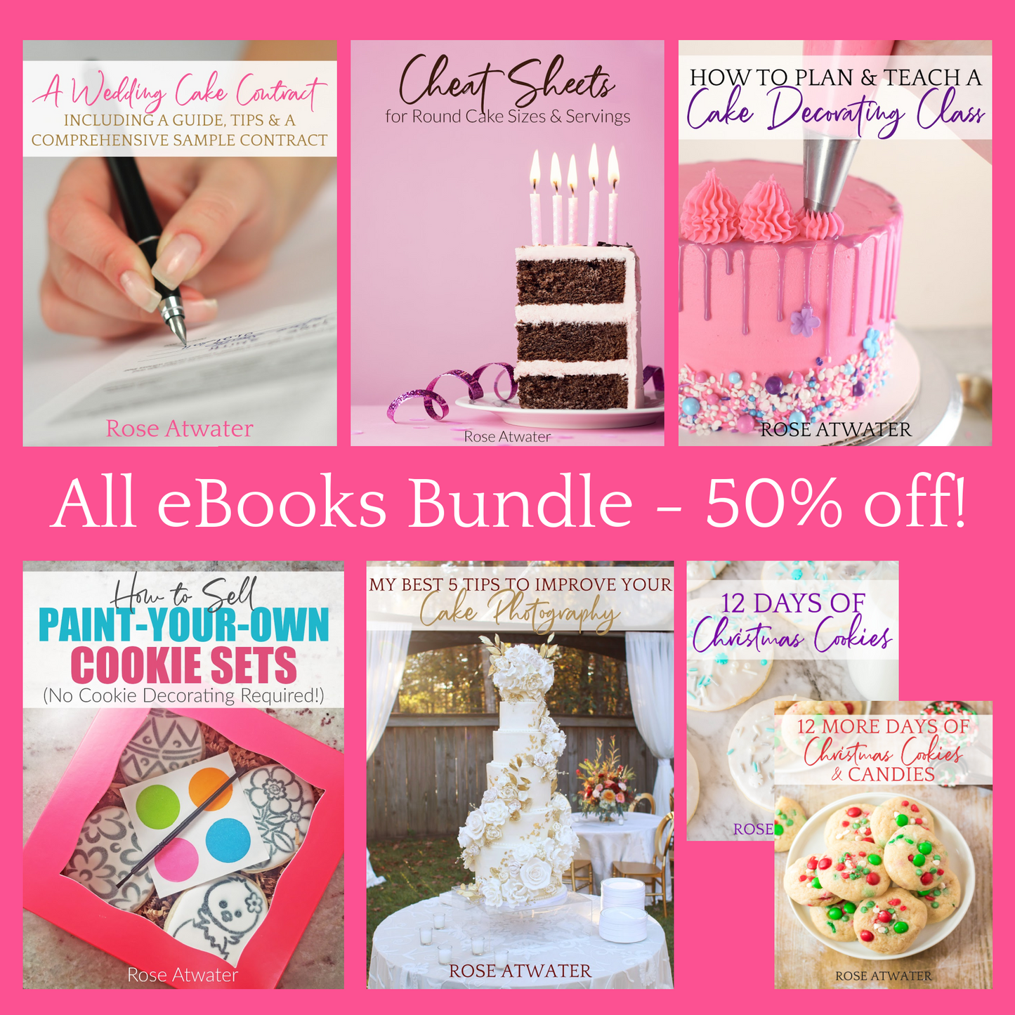 All of Rose's Ebooks Bundle - 50% Off