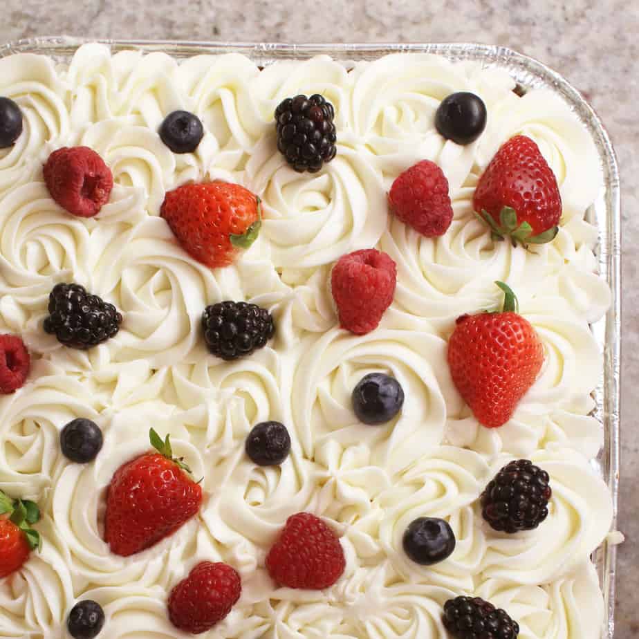 Chantilly Cake - Sheet Pans